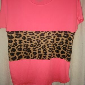 Crazy Train Hot Pink Graphic Top